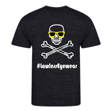 Load image into Gallery viewer, Black / White Skull Tee
