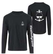 Load image into Gallery viewer, Black Logo Long Sleeve Tee